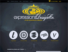 Tablet Screenshot of expressionsdesignco.com